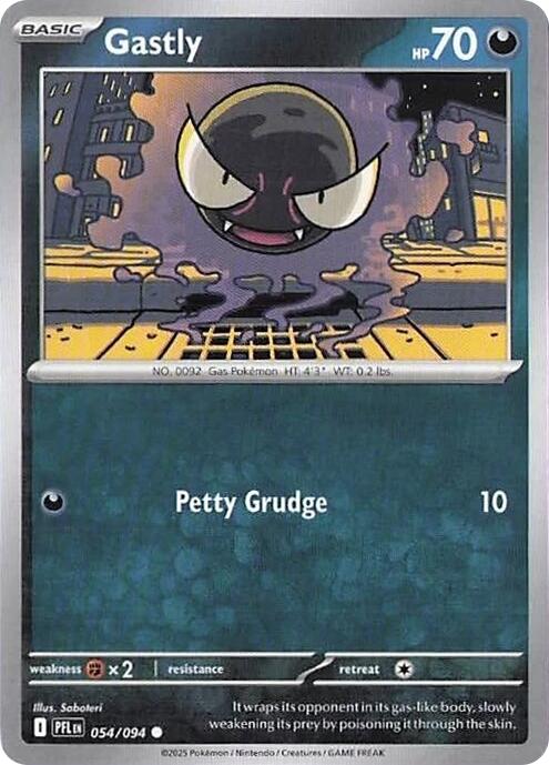 Gastly [054/094] [Phantasmal Flames] Reverse Holofoil