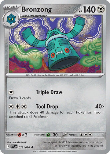 Bronzong [072/094] [Phantasmal Flames] Reverse Holofoil