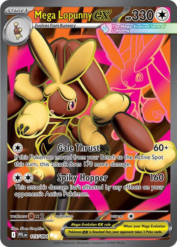 Mega Lopunny ex [115/094] [Phantasmal Flames] Holofoil