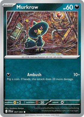 Murkrow [057/094] [Phantasmal Flames] Reverse Holofoil