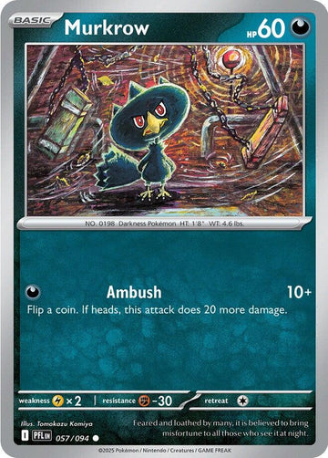 Murkrow [057/094] [Phantasmal Flames] Reverse Holofoil
