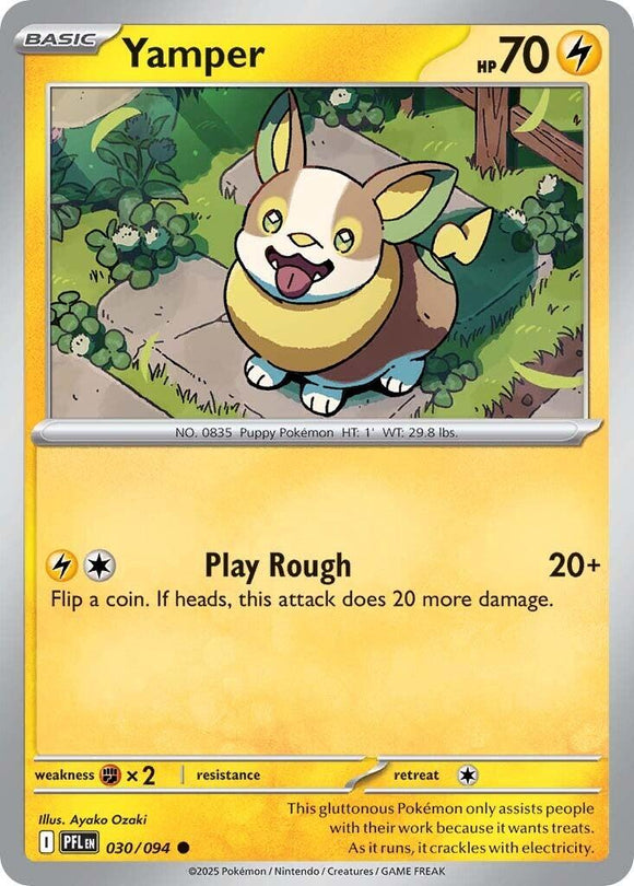 Yamper [030/094] [Phantasmal Flames] Reverse Holofoil