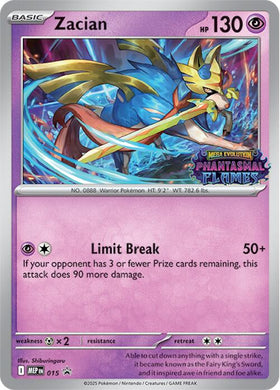 Zacian (Prerelease) [015] [Mega Evolution Promo] Holofoil
