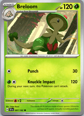 Breloom [007/162] - (Temporal Forces)