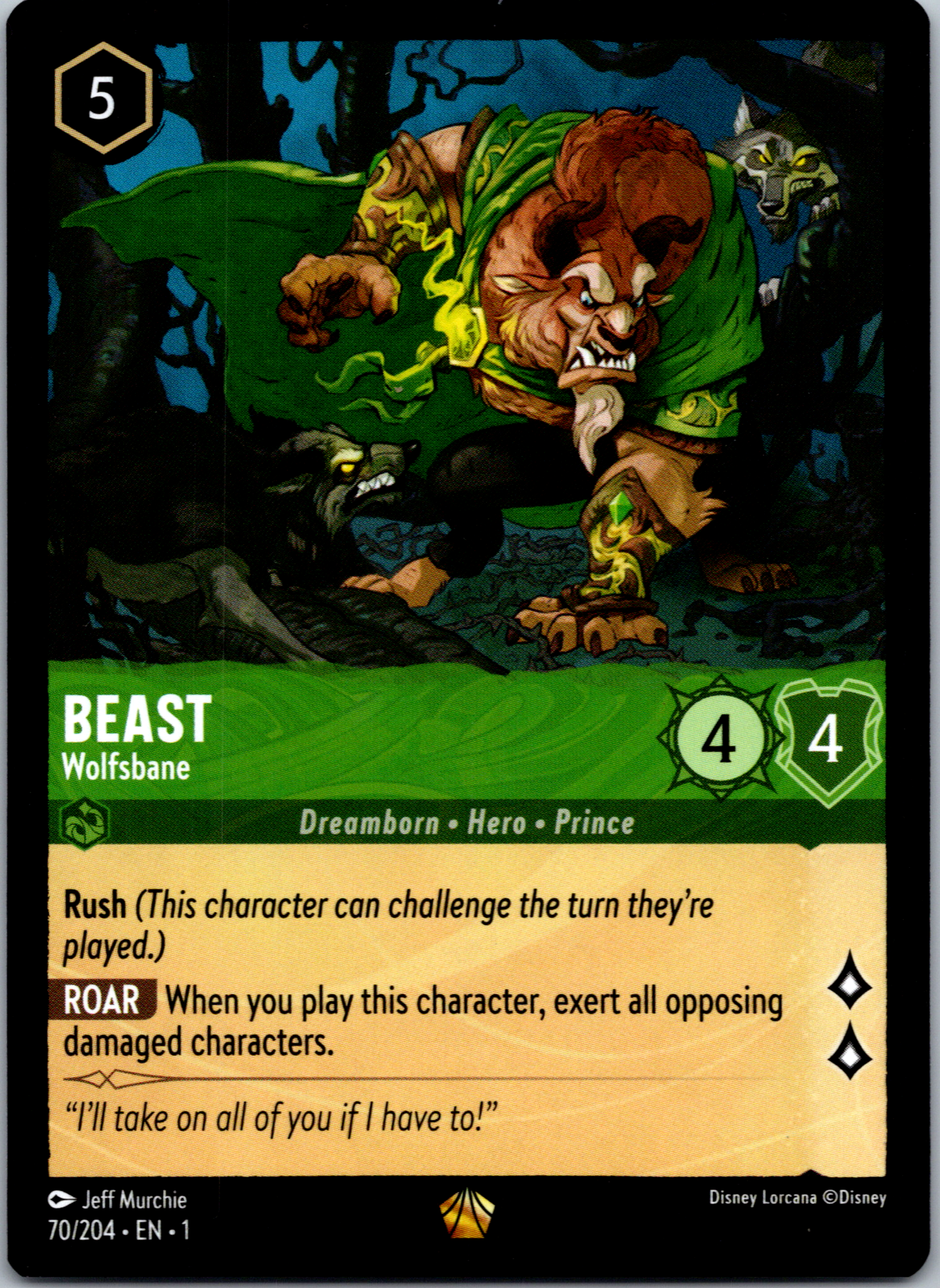 Beast - Wolfsbane 70/204 (The First Chapter) Cold Foil