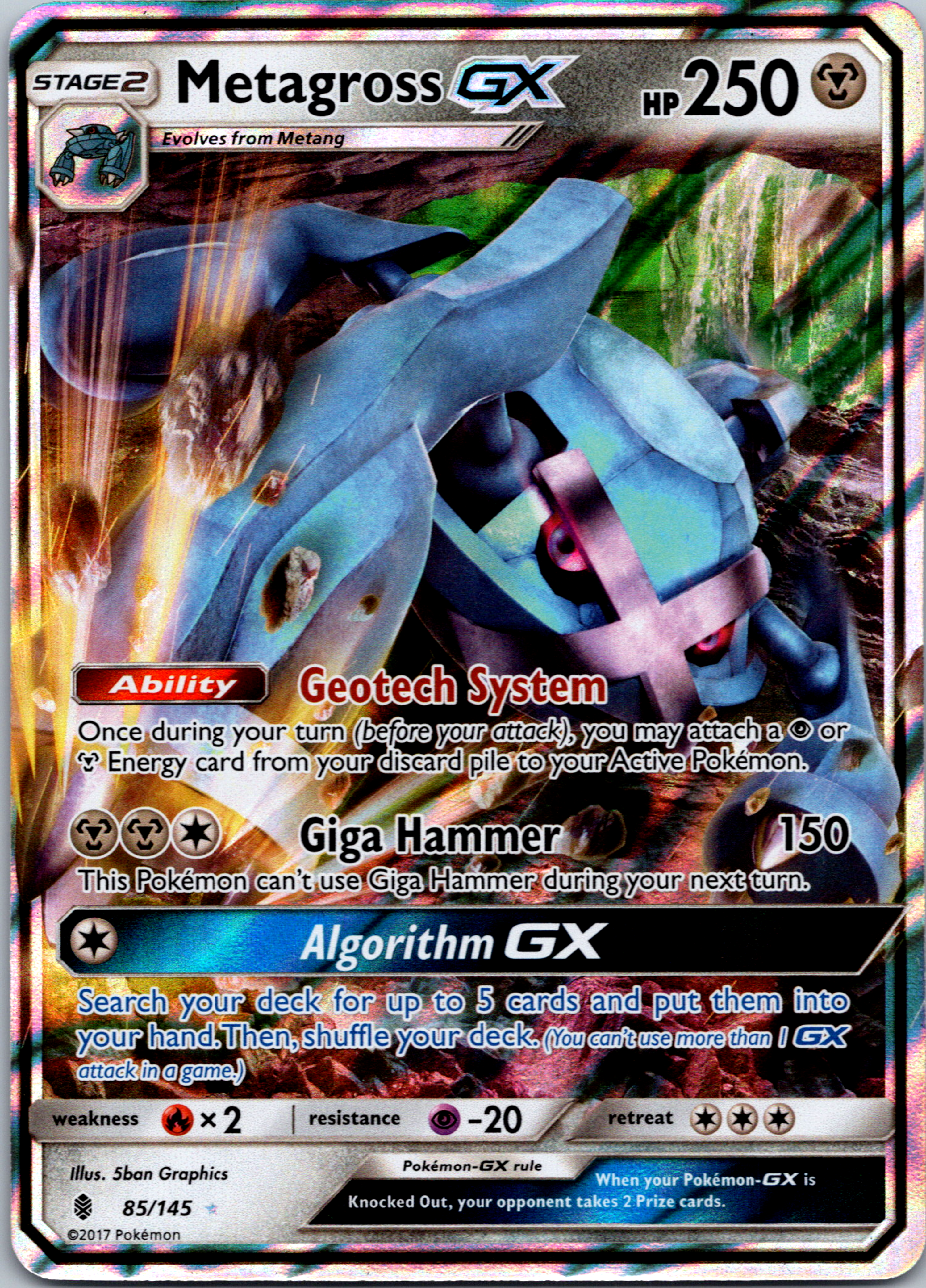 Metagross GX (85/145) [Sun & Moon: Guardians Rising]
