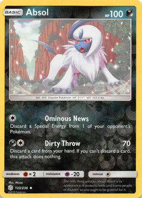 Absol [133/236] [Cosmic Eclipse] Reverse Holofoil