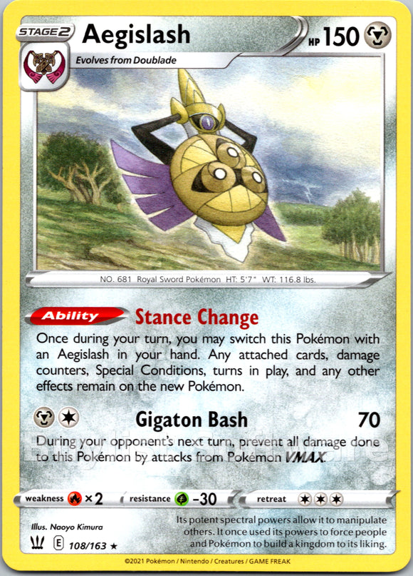 Aegislash [108/163] [SWSH05: Battle Styles]