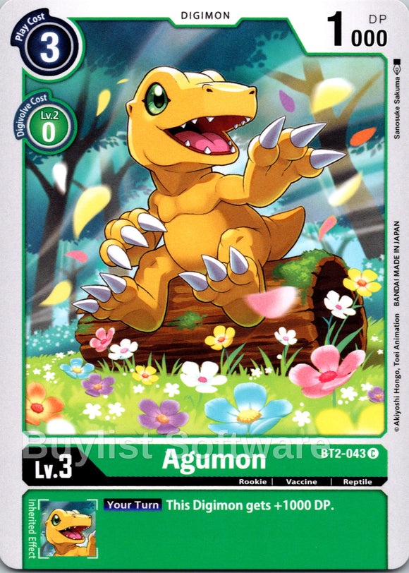Agumon - BT2-043 [BT2-043] [Release Special Booster] Normal
