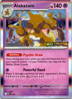 Alakazam (Mega Evolution Stamped) [003] [Mega Evolution Promo]