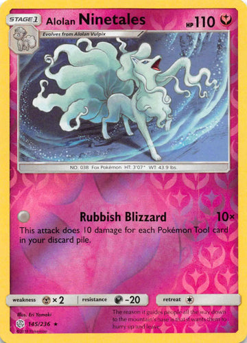 Alolan Ninetales [145/236] [Cosmic Eclipse] Reverse Holofoil