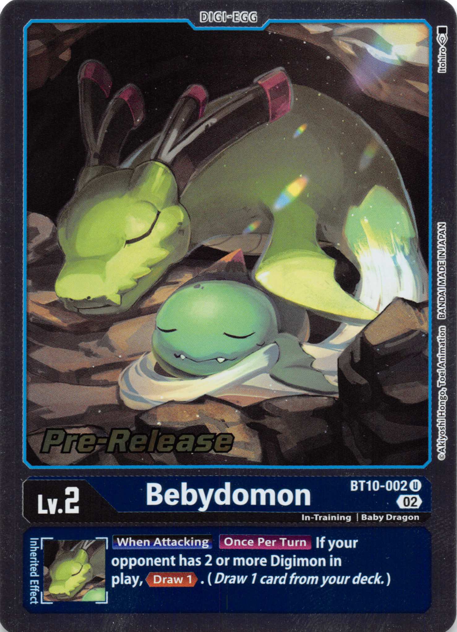 Bebydomon [BT10-002] [Xros Encounter Pre-Release Cards] Foil