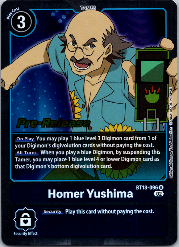 Homer Yushima [BT13-096] [Versus Royal Knight Pre-Release Cards] Foil