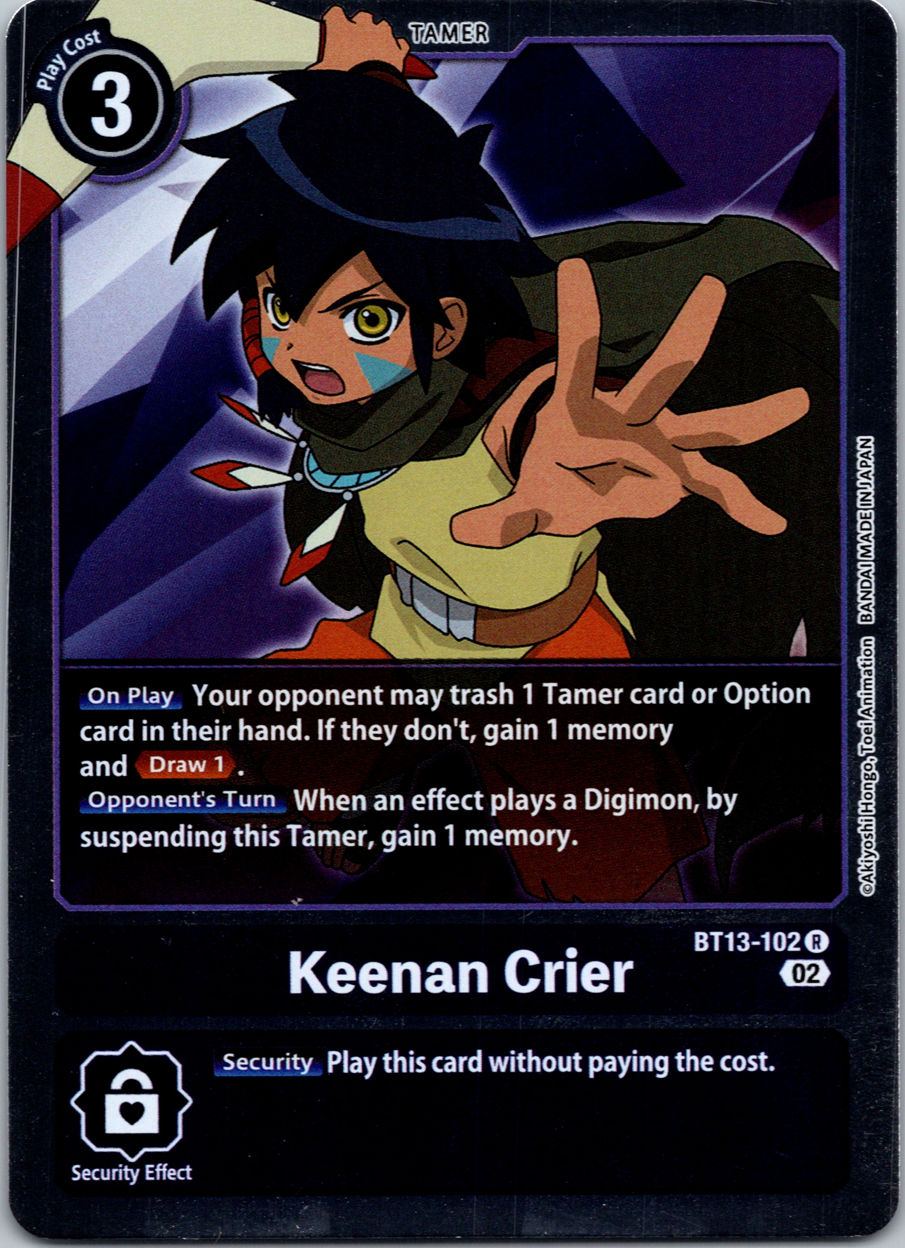 Keenan Crier [BT13-102] [Versus Royal Knights] Foil