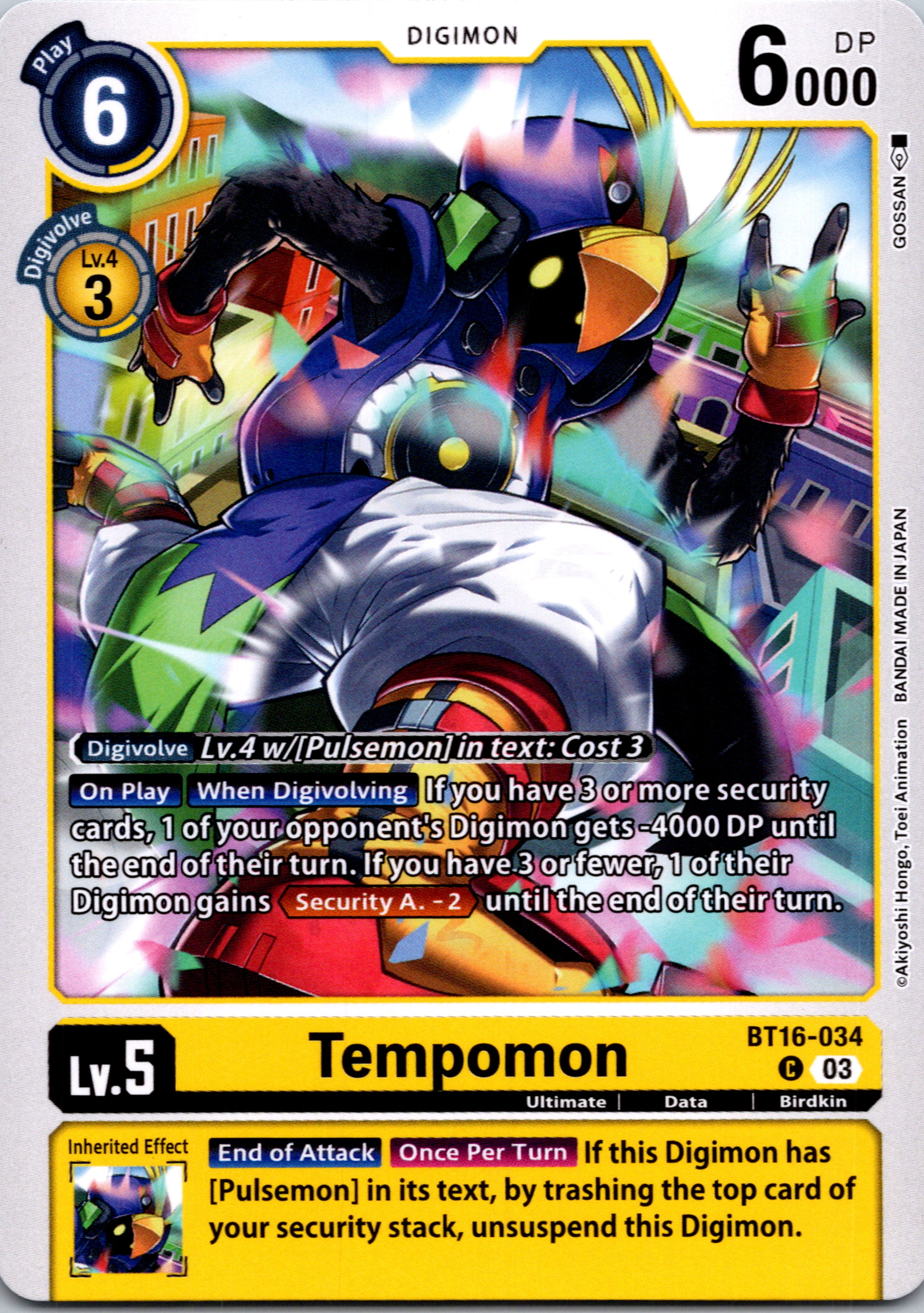 Tempomon [BT16-034-C] [Beginning Observer] Normal