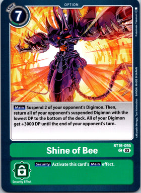 Shine of Bee [BT16-095-C] [Beginning Observer] Normal