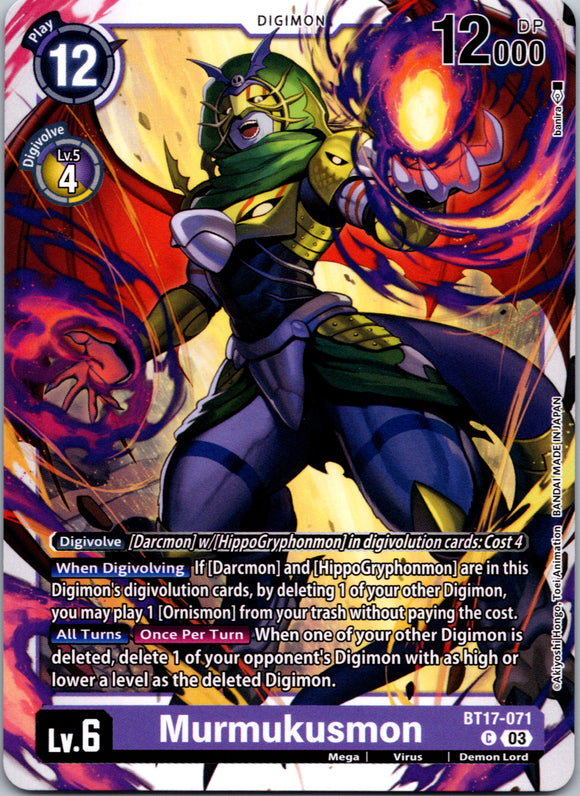 Murmukusmon [BT17-071-C] [Secret Crisis] Normal