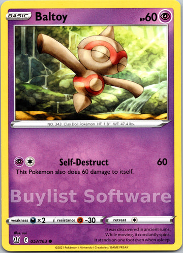 Baltoy  [057/163] [SWSH05: Battle Styles]