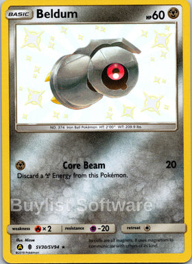 Beldum (SV30/SV94) [Hidden Fates: Shiny Vault]