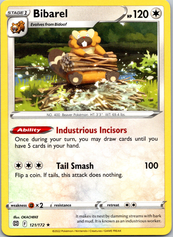 Bibarel [121/172] [Brilliant Stars] Holofoil