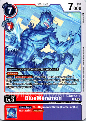 BlueMeramon [BT22-011 C] [Cyber Eden]