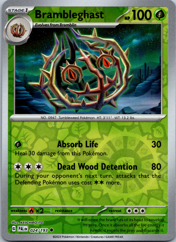 Brambleghast [024/193] [Paldea Evolved] Reverse Holofoil