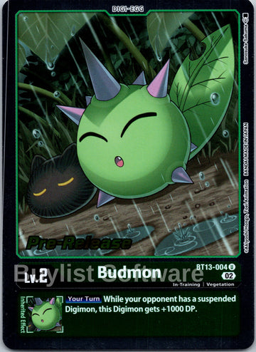 Budmon [BT13-004] [Versus Royal Knight Pre-Release Cards] Foil