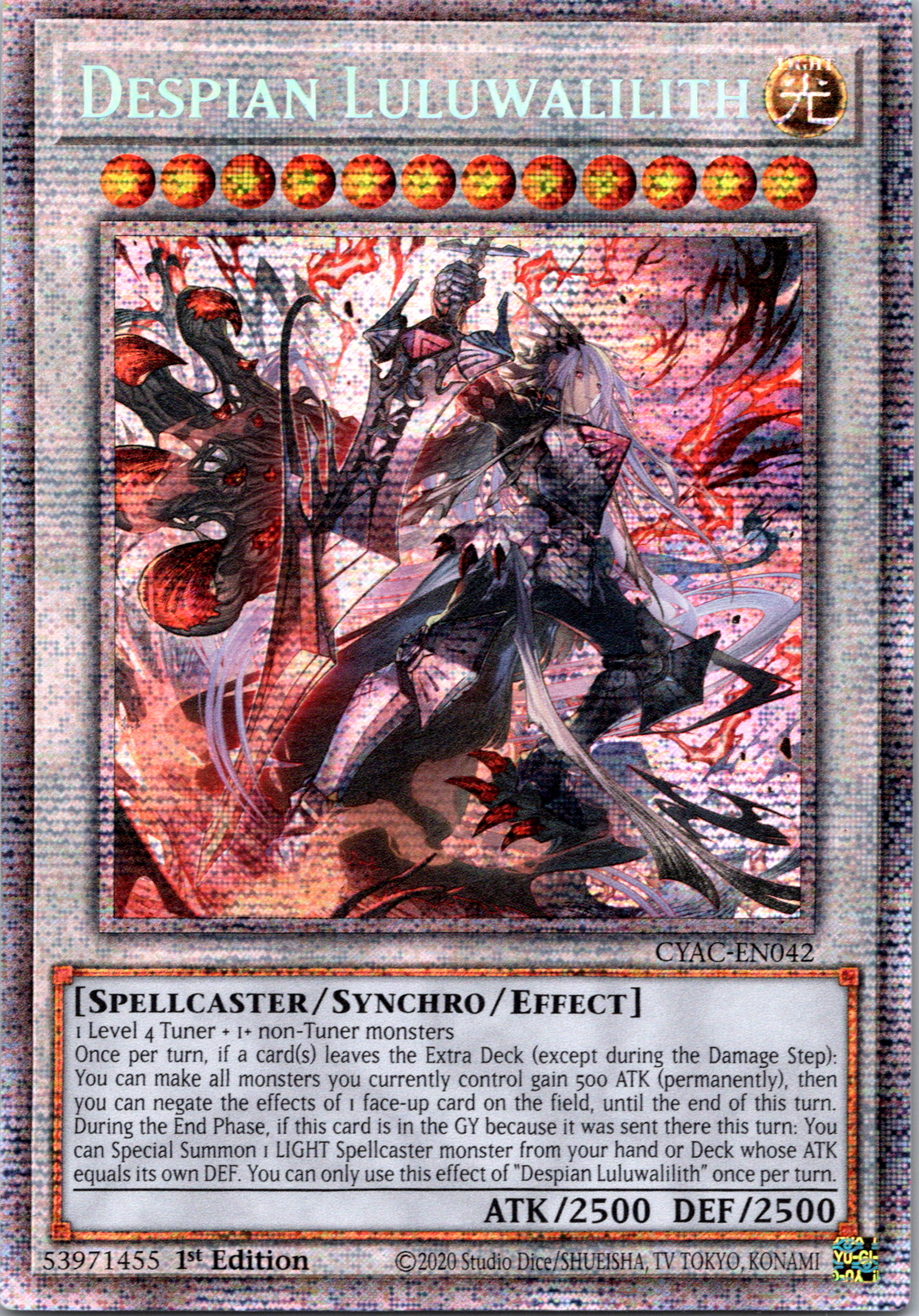 Despian Luluwalilith [CYAC-EN042] Starlight Rare