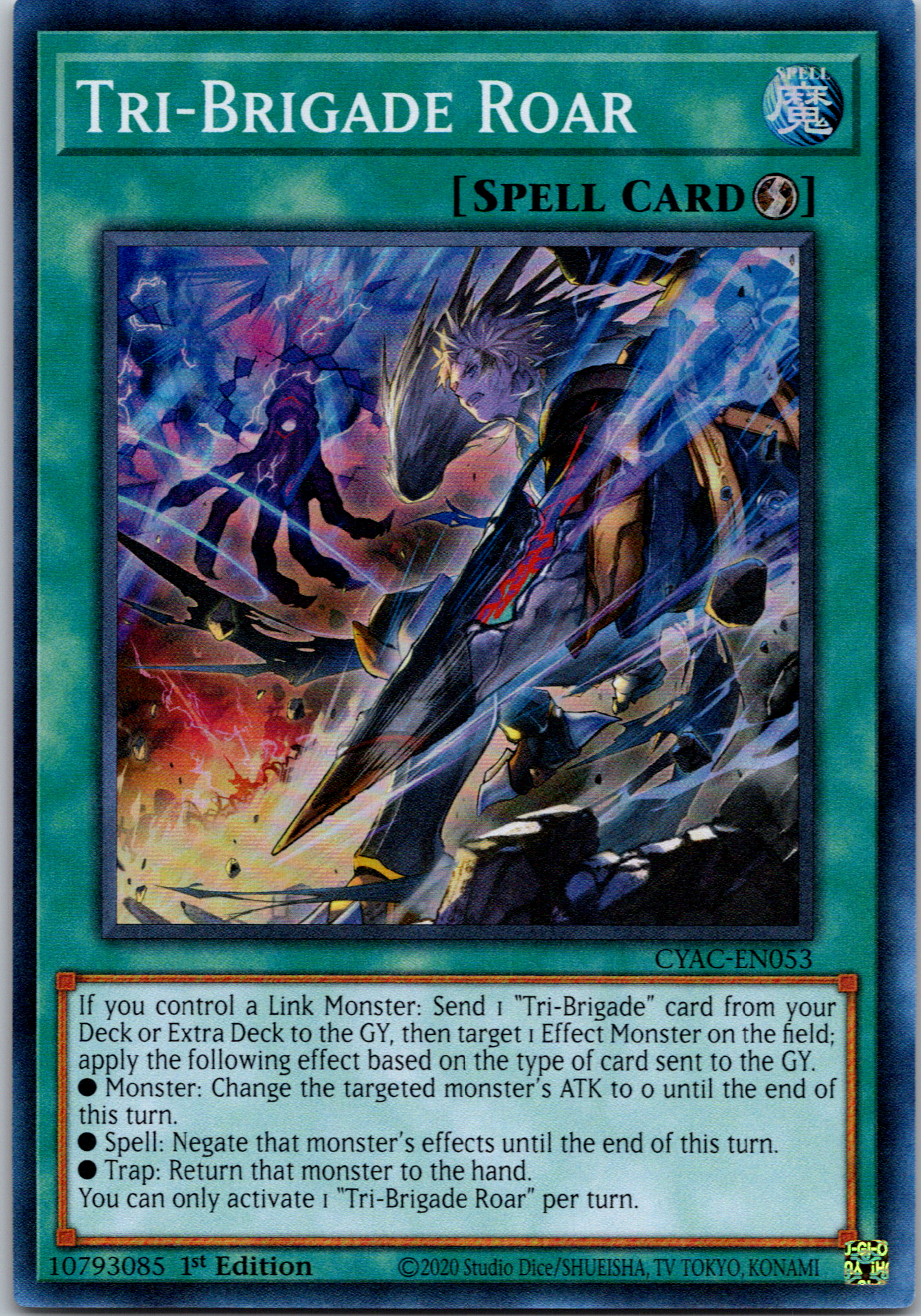 Tri-Brigade Roar [CYAC-EN053] Super Rare