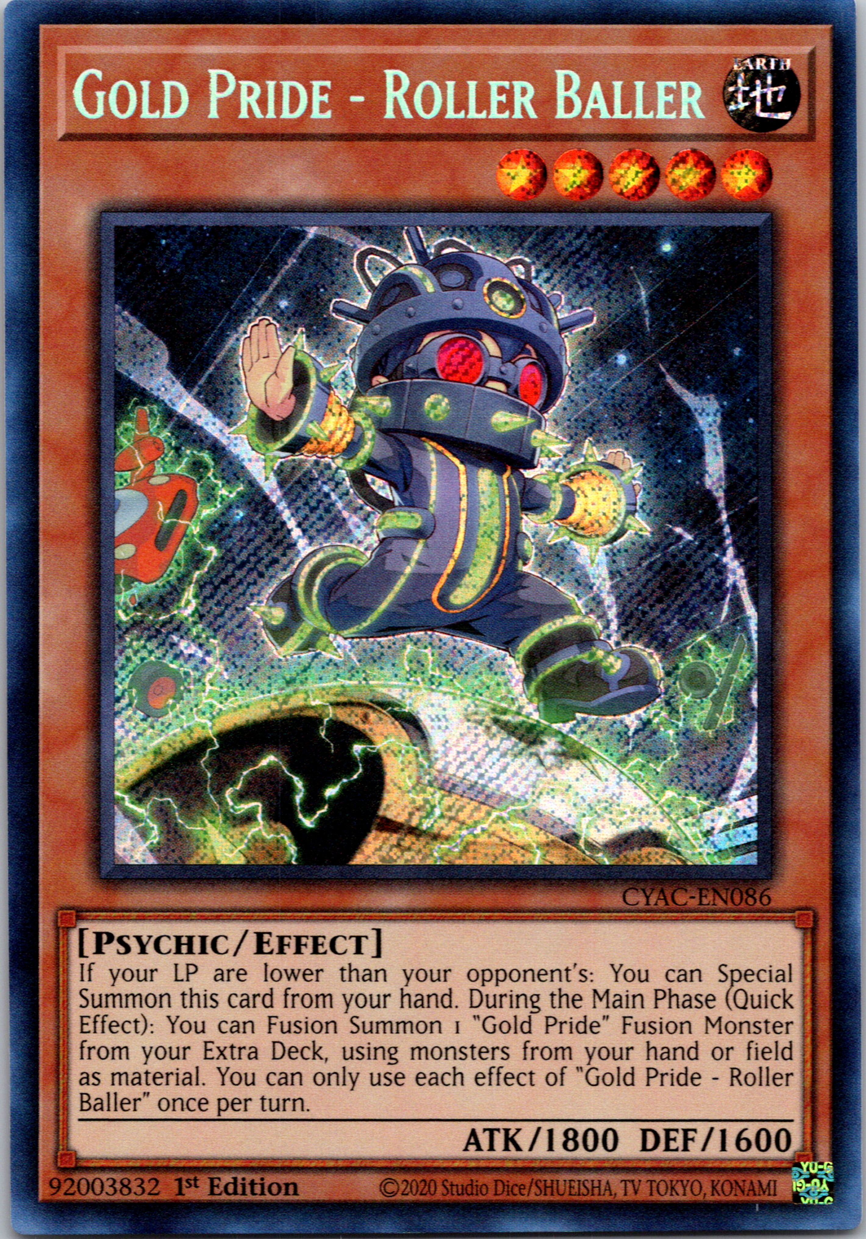 Gold Pride - Roller Baller [CYAC-EN086] Secret Rare