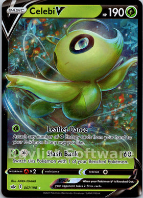 Celebi V [007/198] [Chilling Reign] Holofoil