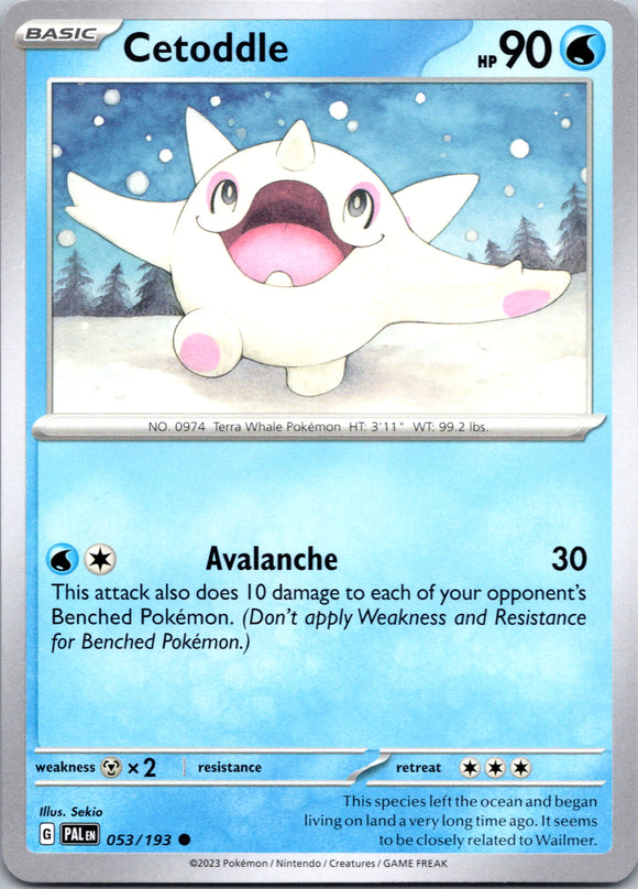 Cetoddle - 053/193 [053/193] [Paldea Evolved]
