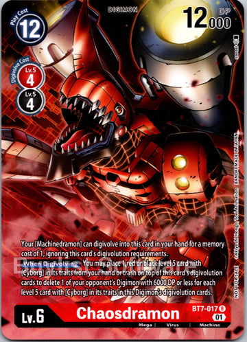 Chaosdramon (Winner Pack Across Time) [BT7-017] [Next Adventure] Foil