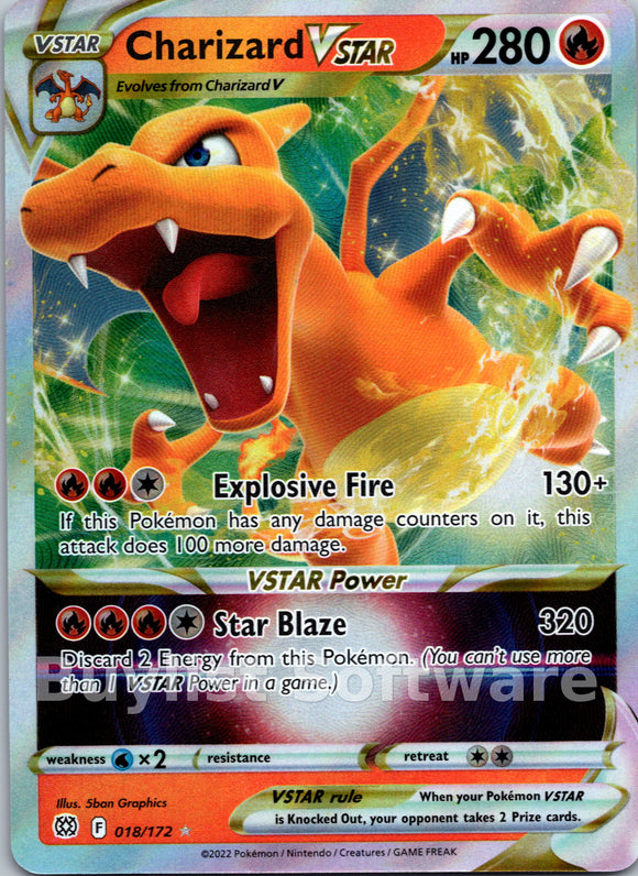 Charizard VSTAR [018/172] [Brilliant Stars] Holofoil