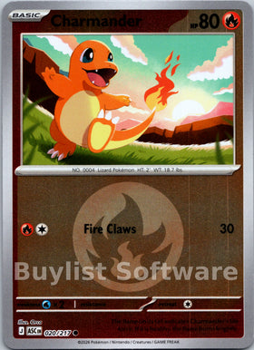Charmander (Energy Symbol Pattern) [020/217] [Ascended Heroes] Reverse Holofoil