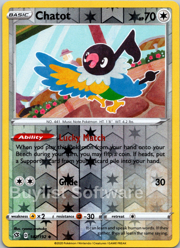Chatot [142/192] [Rebel Clash] Reverse Holofoil