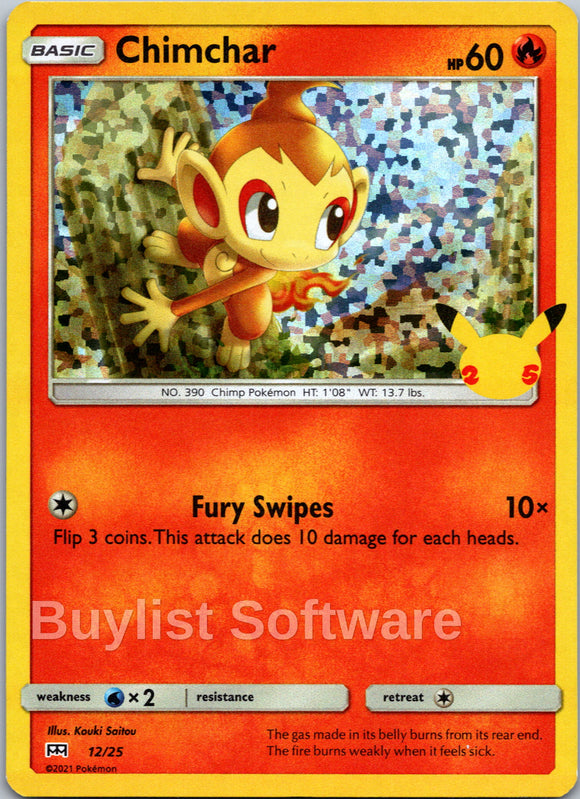 Chimchar [12/25] - McDonalds Collection 2021 Holofoil
