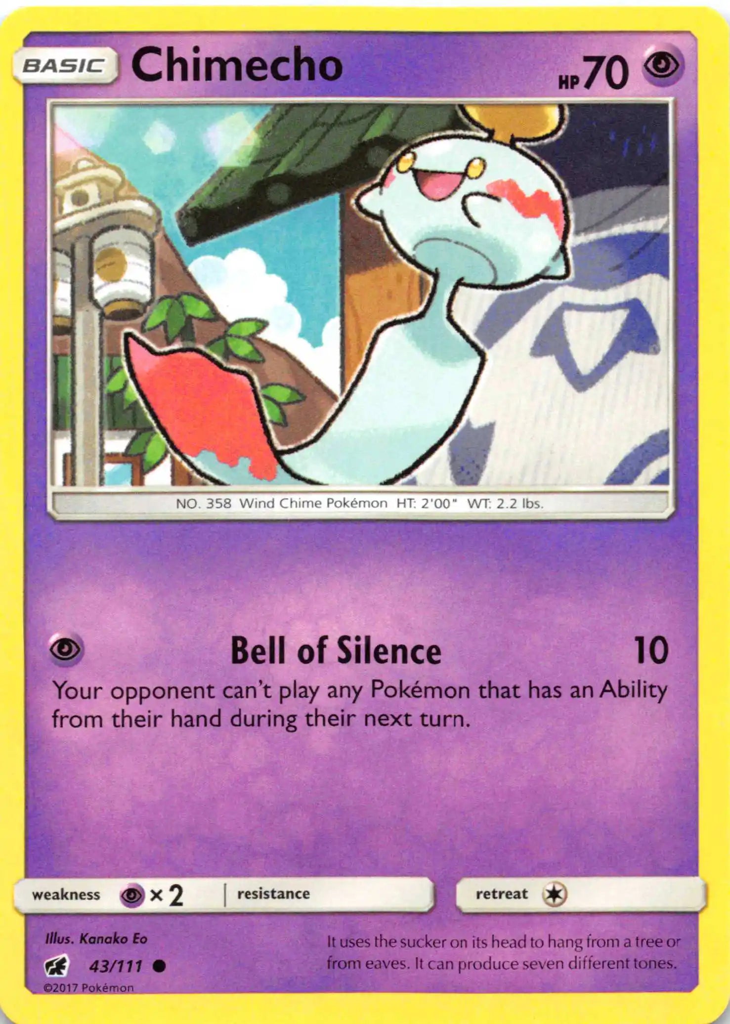 Chimecho [43/111] [Crimson Invasion] Reverse Holofoil