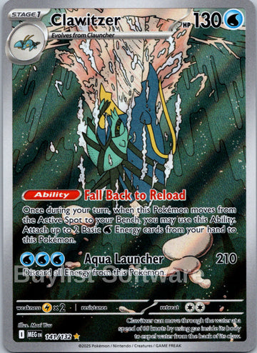 Clawitzer [141/132] [Mega Evolution] Holofoil