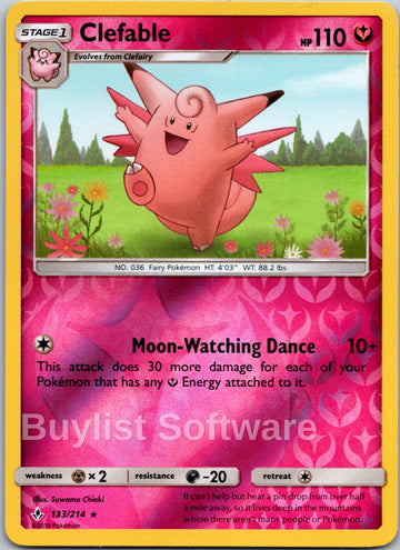 Clefable [133/214] [Unbroken Bonds] Reverse Holofoil