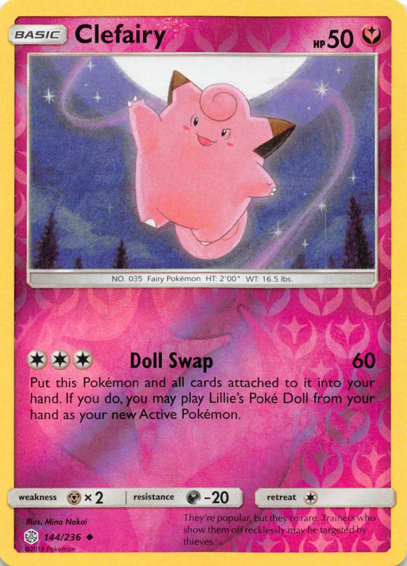 Clefairy [144/236] [Cosmic Eclipse] Reverse Holofoil