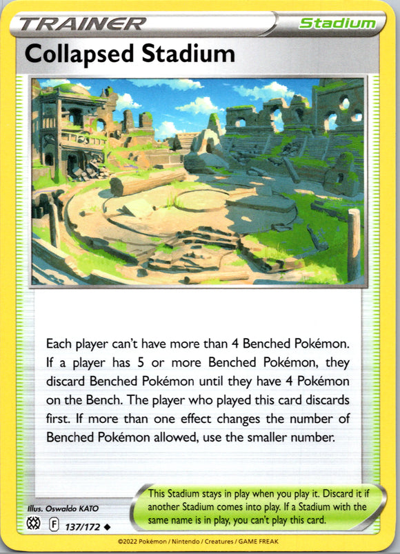 Collapsed Stadium [137/172] [Brilliant Stars] Reverse Holofoil