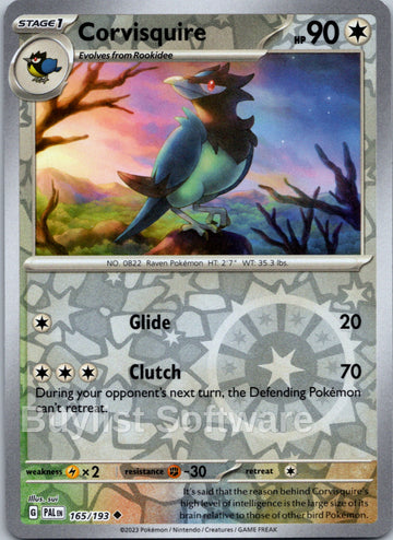 Corvisquire [165/193] [Paldea Evolved] Reverse Holofoil
