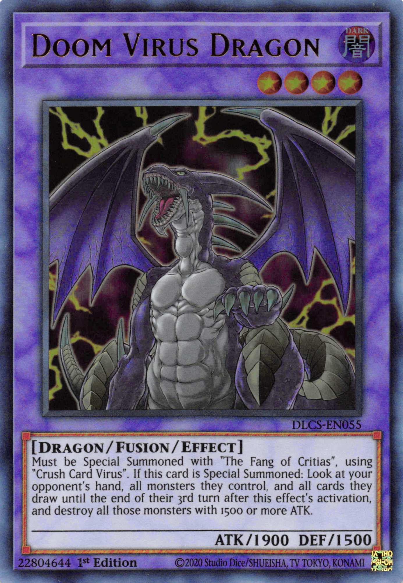 Doom Virus Dragon [DLCS-EN055] Ultra Rare