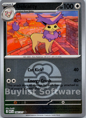 Delcatty (Love Ball) [166/217] [Ascended Heroes] Reverse Holofoil