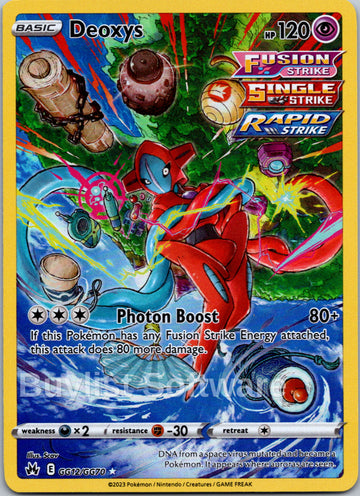 Deoxys (GG12/GG70) [Sword & Shield: Crown Zenith]