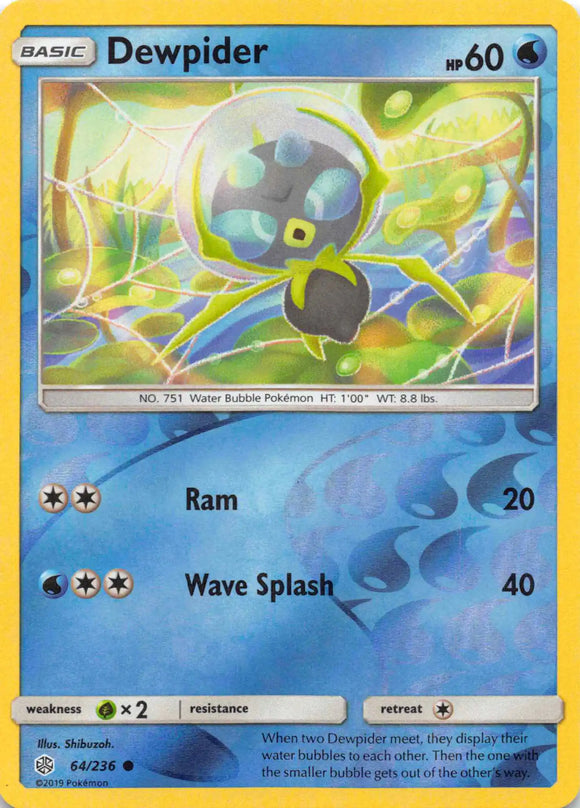 Dewpider [64/236] [Cosmic Eclipse] Reverse Holofoil
