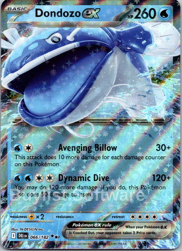 Dondozo ex - 066/182 [066/182] [Destined Rivals] Holofoil