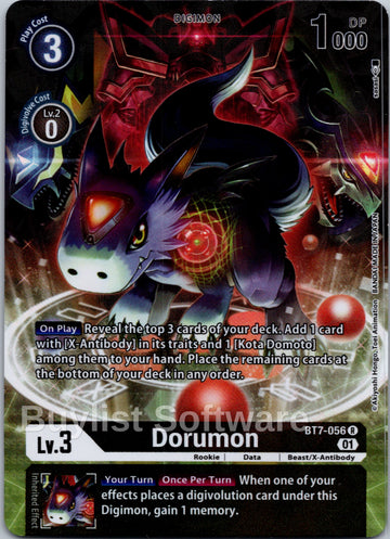 Dorumon (Alternate Art) [BT7-056] [Next Adventure] Foil