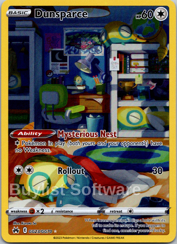 Dunsparce (GG23/GG70) [Sword & Shield: Crown Zenith]